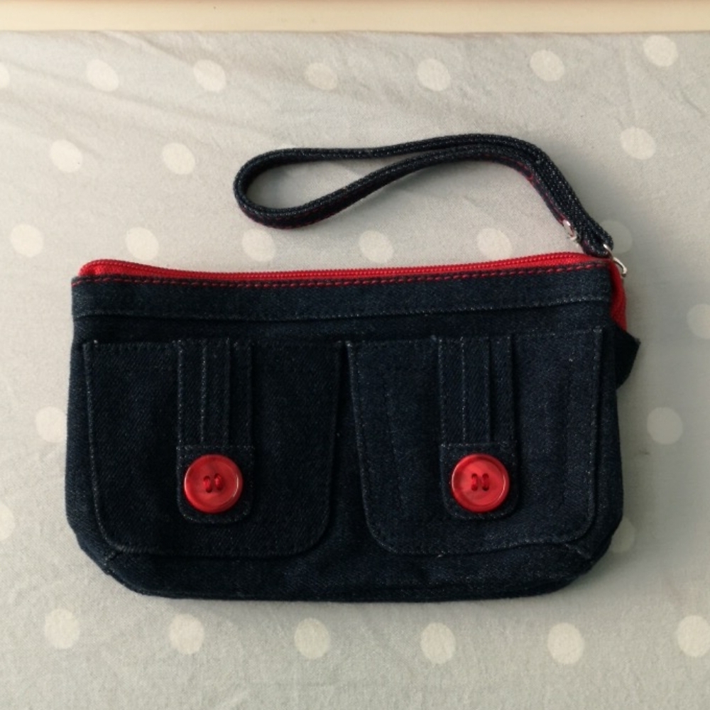 🌟 Brand new Jean pocket wristlet
